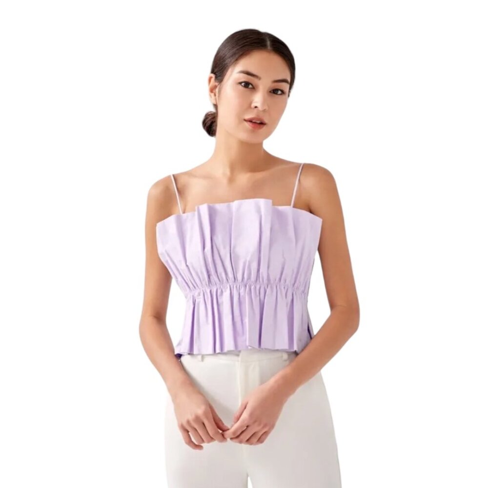 Love Bonito Size 10 Thelma Lavender Ruffle Cami NEW WITH TAGS